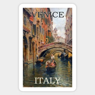 Venice Italy Poster Art Sticker